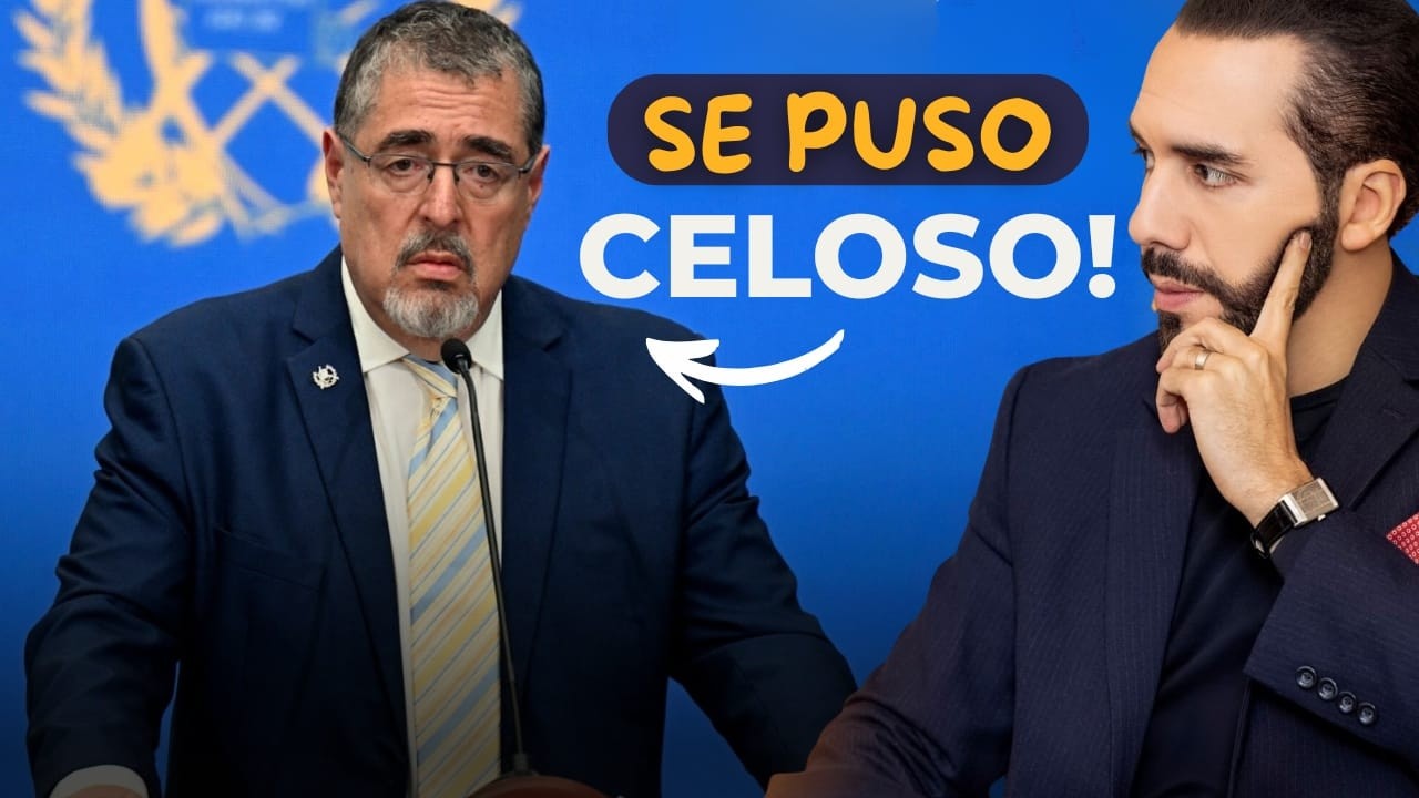 Presidente de Guatemala SE MOLESTA con Periodista por mencionar a Bukele