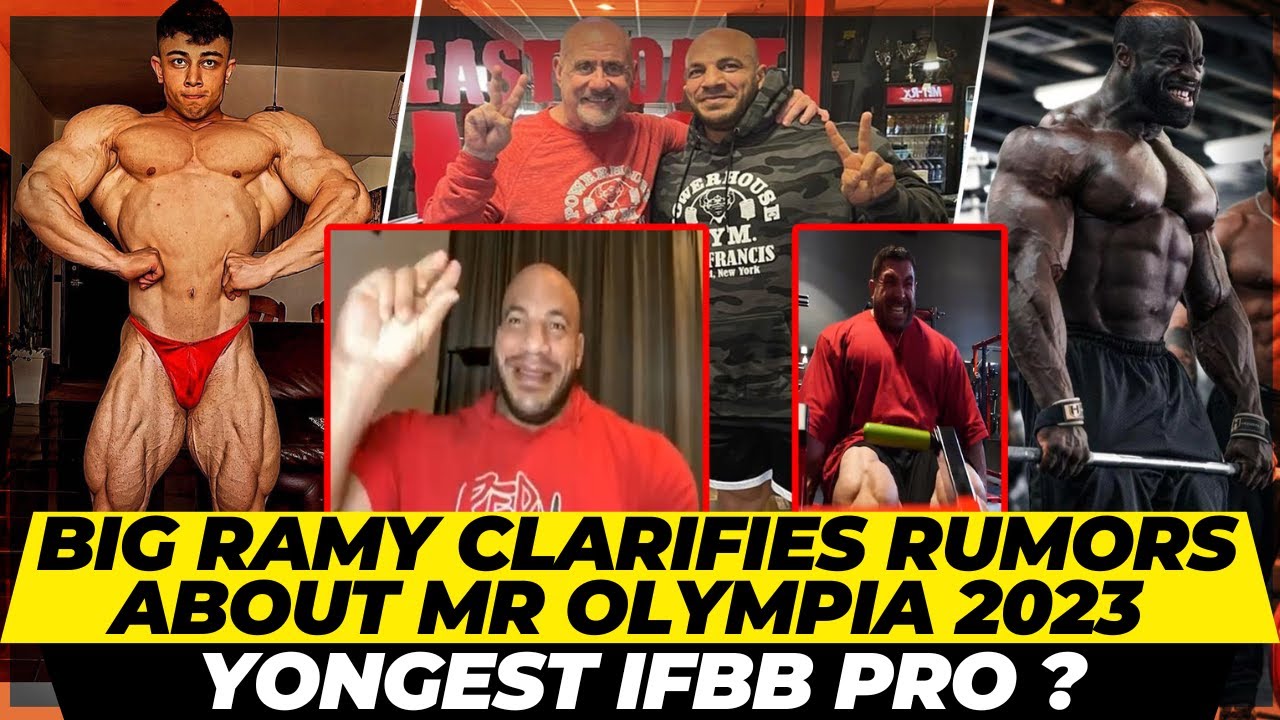 Big Ramy clarifies rumors about mr olympia 2023 + Youngest pro bodybuilder ?Samson vs Derek Lunsford