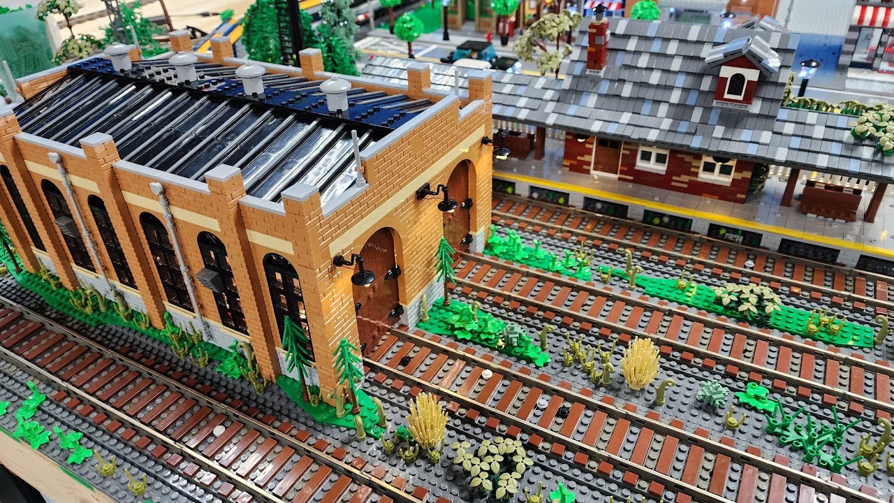 Множество зданий, растений и огней! Обновление Lego City.