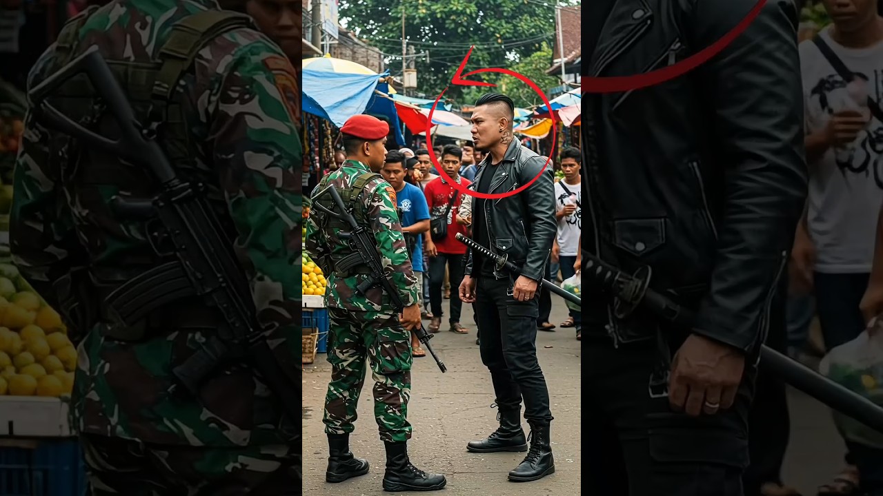 Prajurit TNI VS Preman Pasar😱‼️#shorts #viralshorts