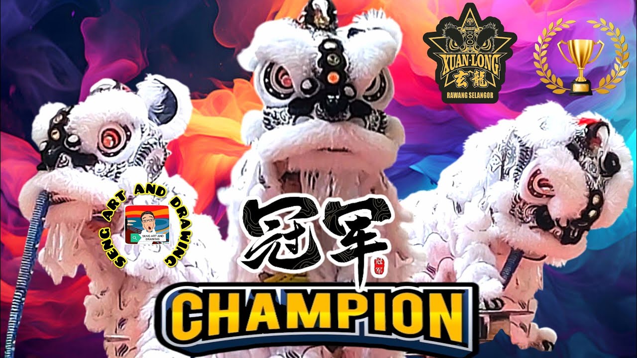 🏆冠军🔥2026 Acrobatic Lion Dance Competition @ Lalaport 馬來西亞龍獅節 全國高樁舞獅冠軍邀請賽🔥#雪州萬撓玄龍體育會📍21 |-0.00 | 9.45