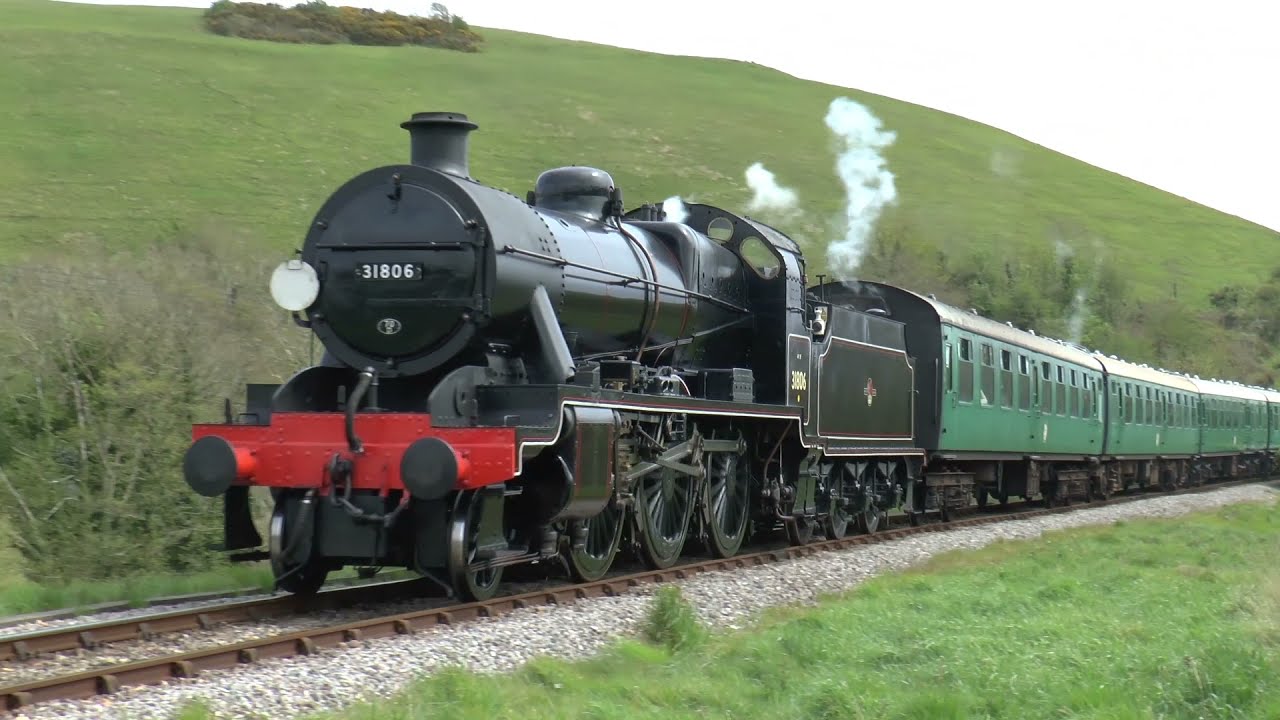 SR 2-6-0U Class No 31806 ,Swanage Railway   12/05/21