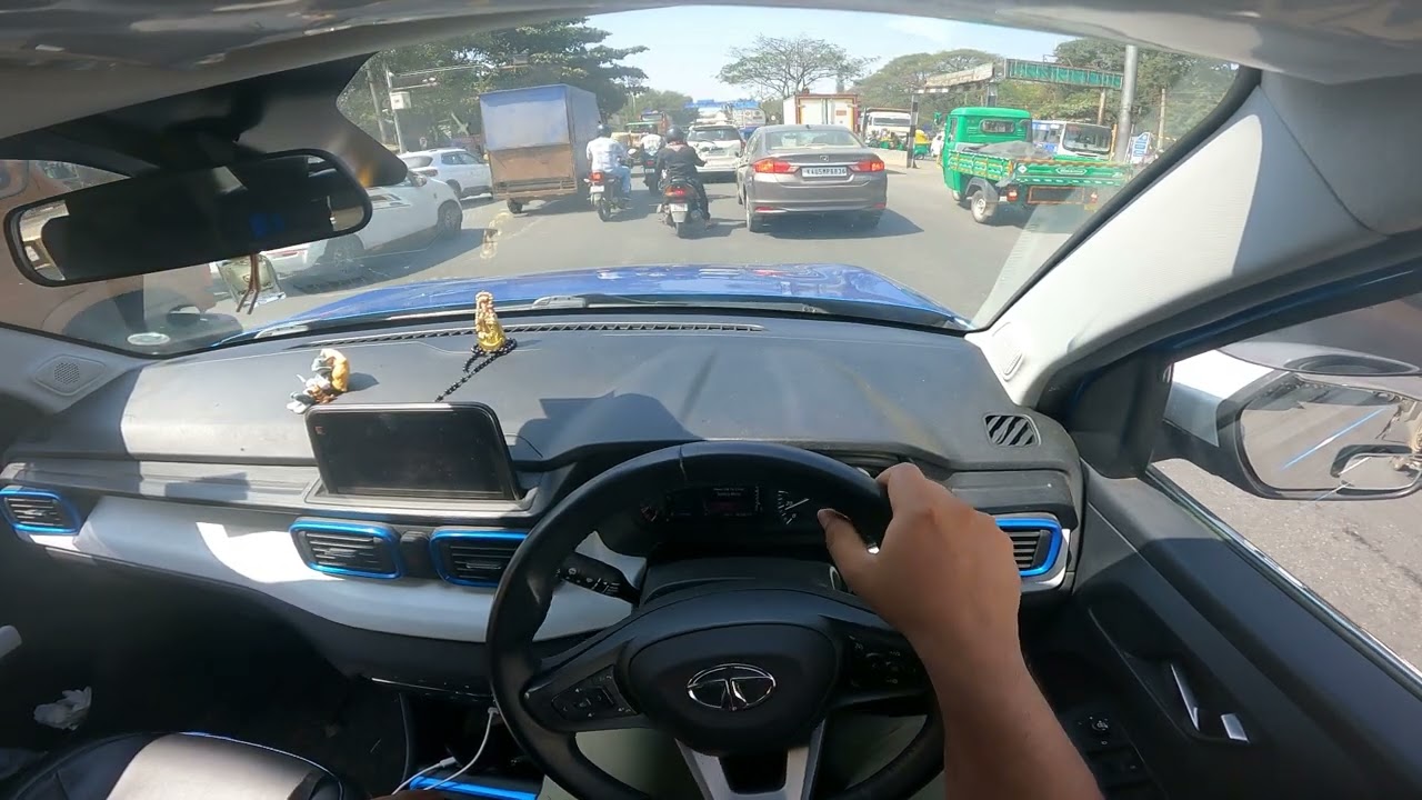 Bangalore Traffic but Peaceful Driving 🚦😴 | Tata Punch ASMR