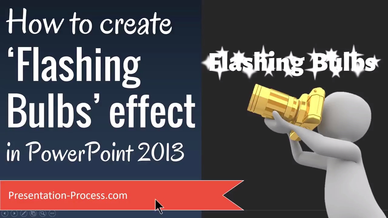 How to Create Flashing Bulbs Effect in PowerPoint