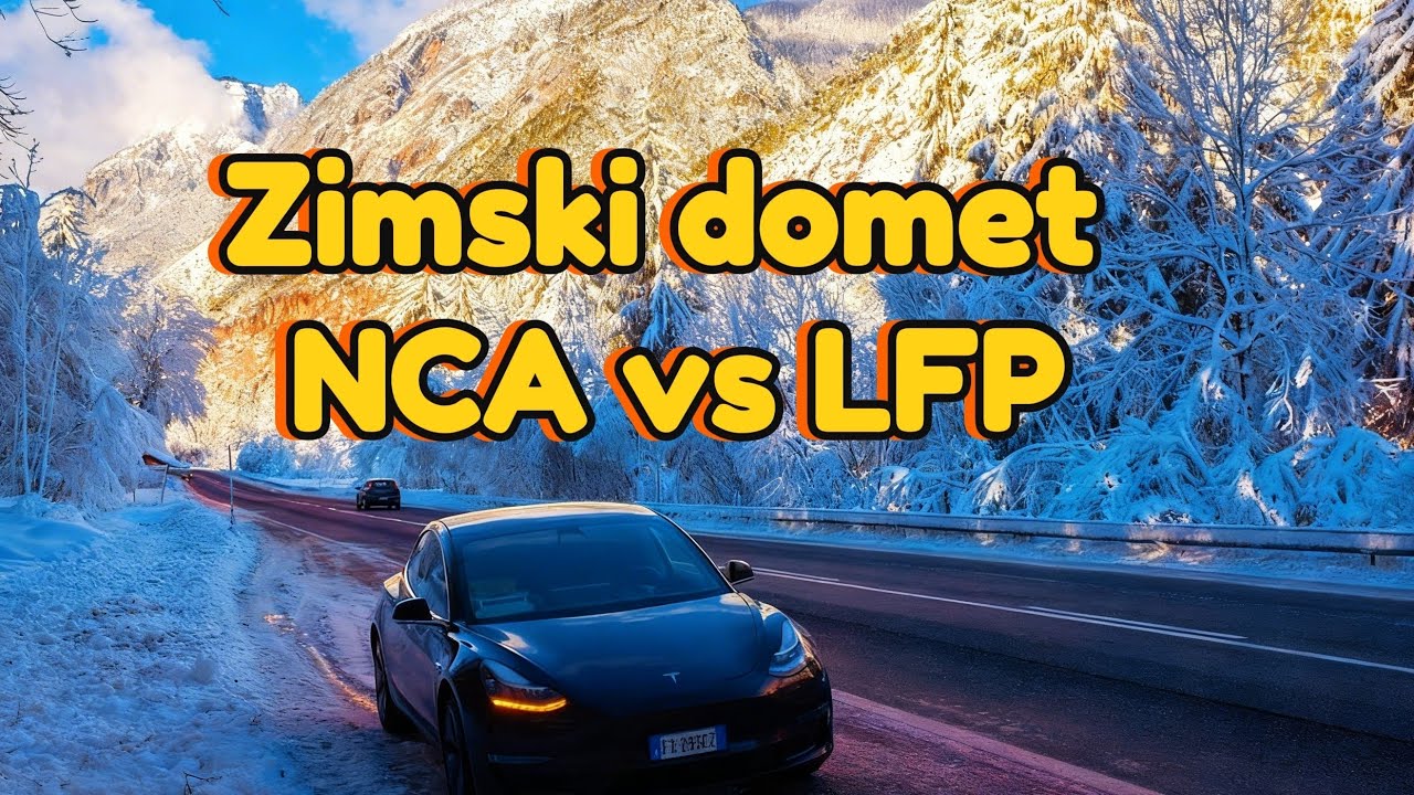 Tesla model 3 stvarni zimski domet šok!!