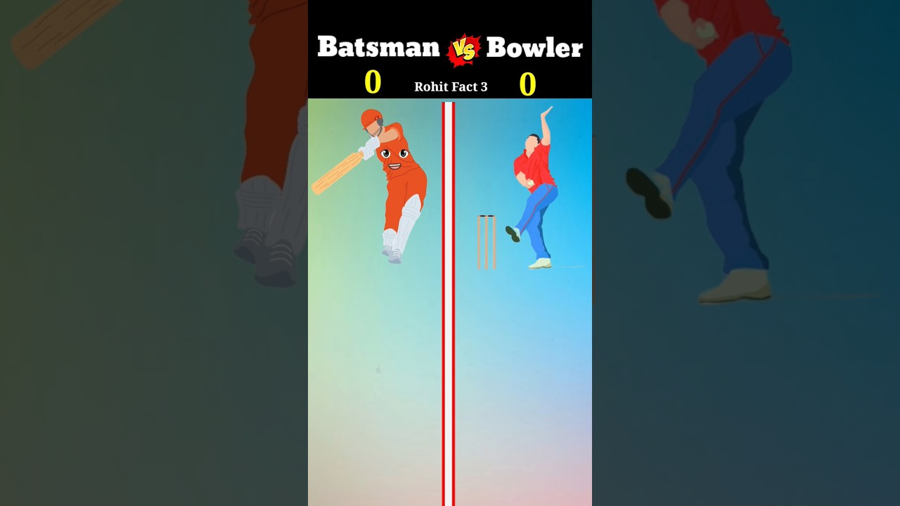 Batsman Vs Bowler ❓#shorts