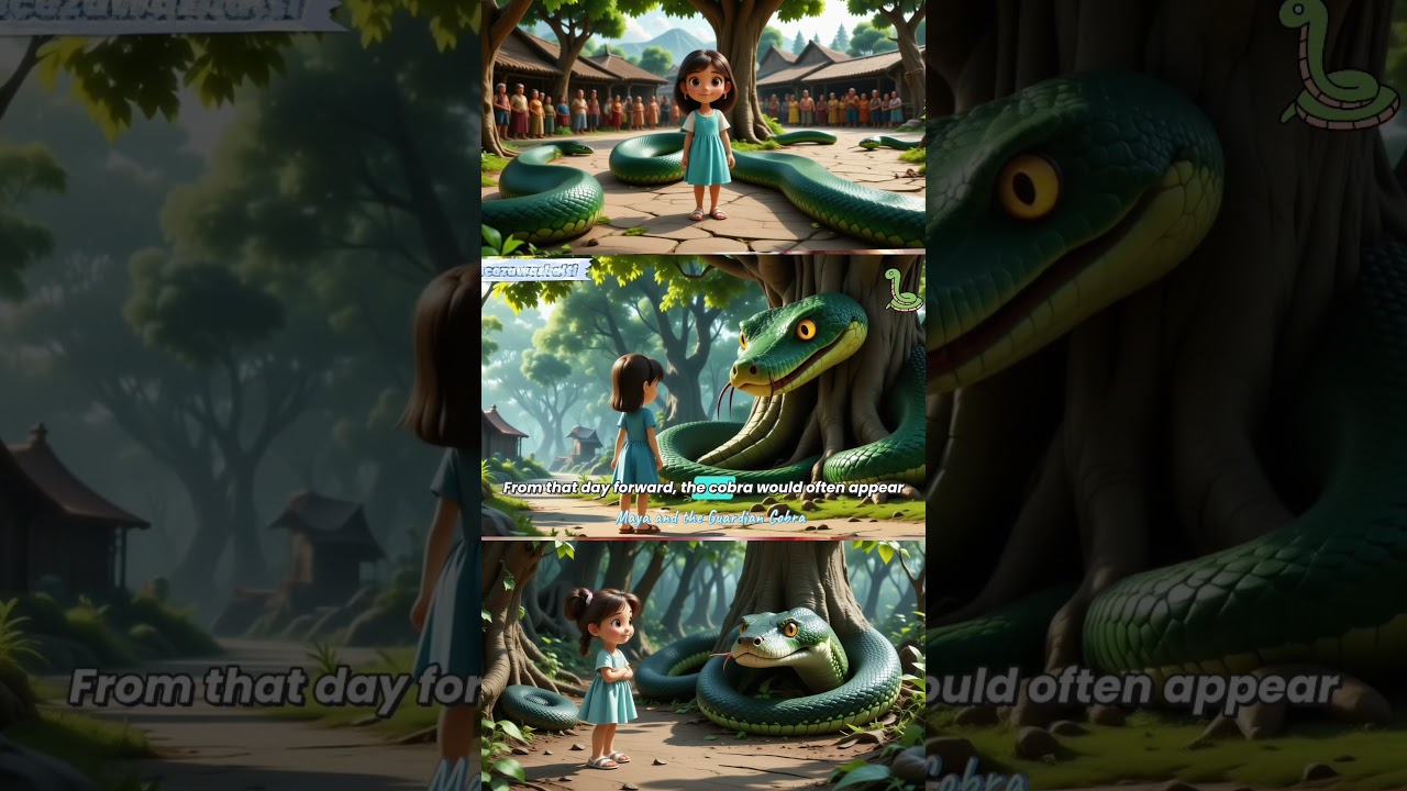 Maya and the Guardian Cobra #friendship #guardian #courage #nature #trust