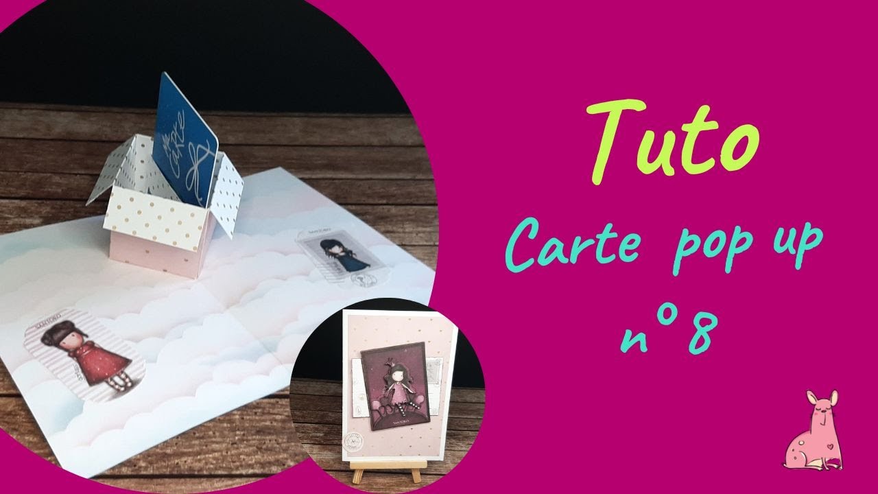 Tuto carte pop up n°8 : idéale pour offrir une carte cadeau