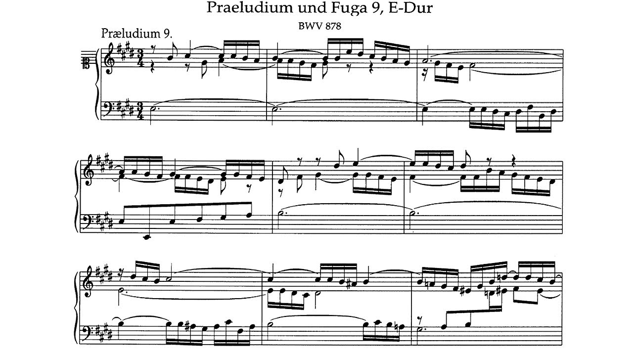 JS Bach: Prelude and Fugue in E major BWV 878 - Robert Riefling, 1959 - Metronome MCLP 85013