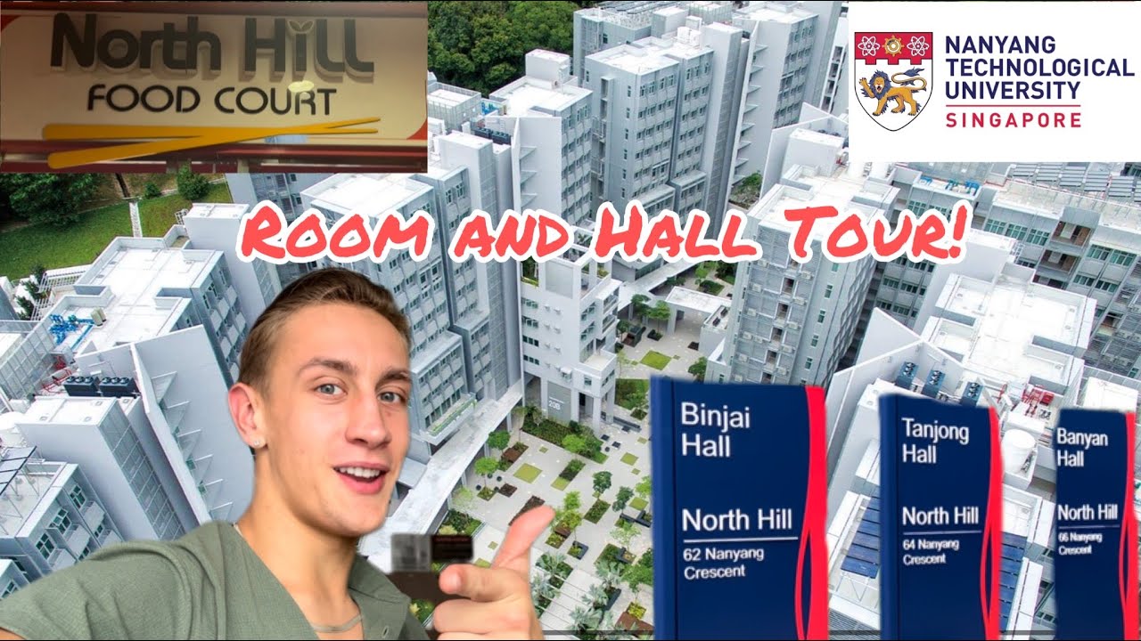 NTU North Hill Binjai Room and Hall Tour + Facilities (Gym, Library, Food Court)