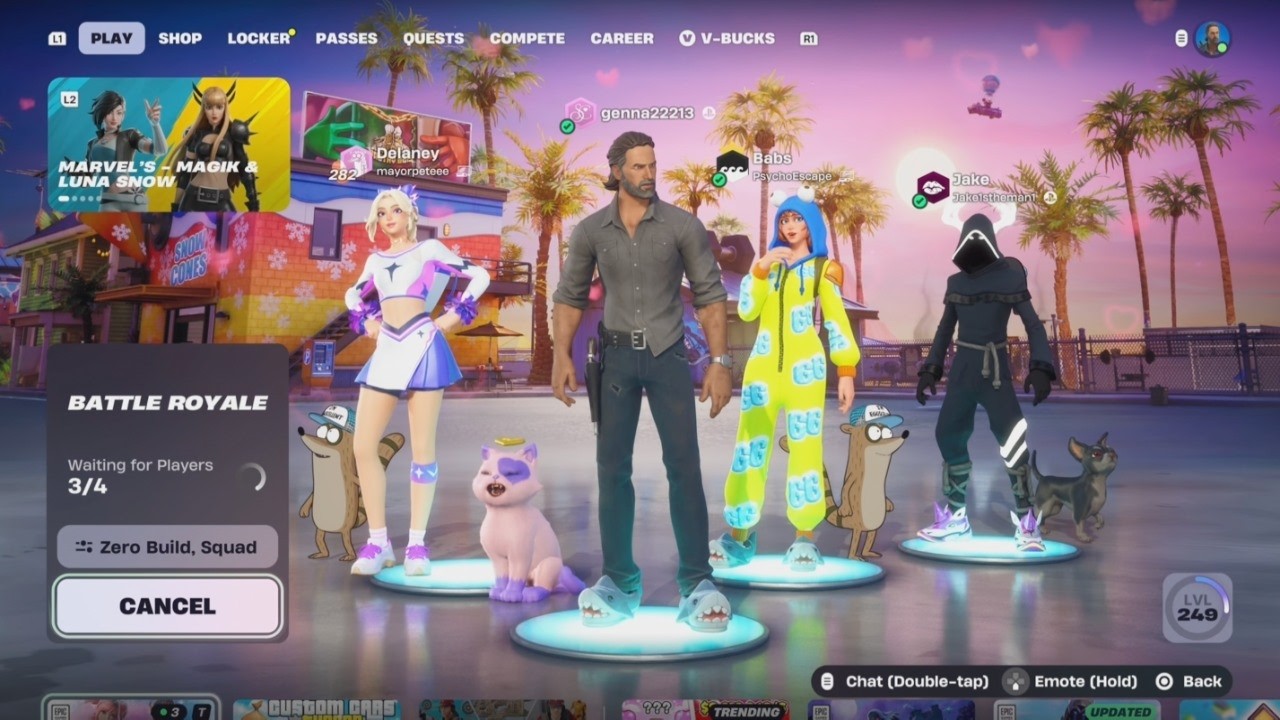 watch us realize in real time that we need to quit our jobs to get better at fortnite