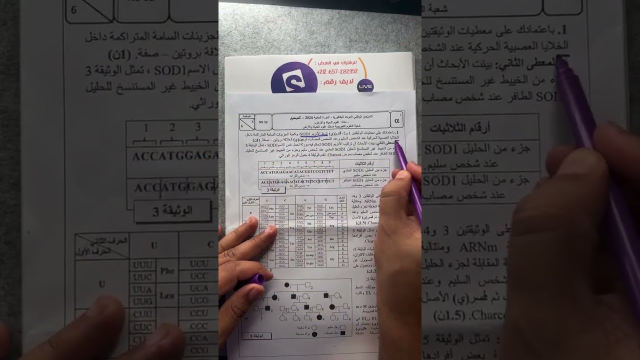 الاستعداد الإستدراكية 🚨 تصحيح الوراثة / القوانين الإحصائية و الخبر الوراثي 🔥  svt fabour