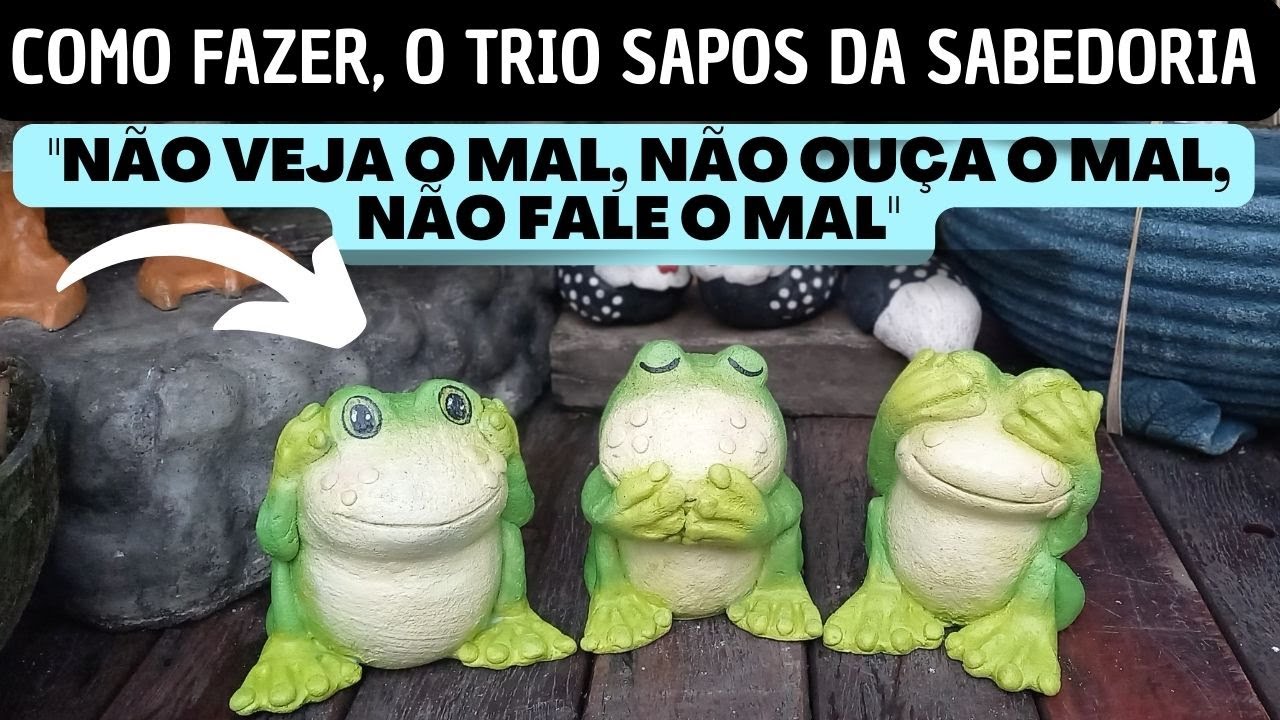 TRIO SAPINHOS DA SABEDORIA -FEITOS DE CIMENTO E ISOPOR PARA ENFEITAR SEU JARDIM!