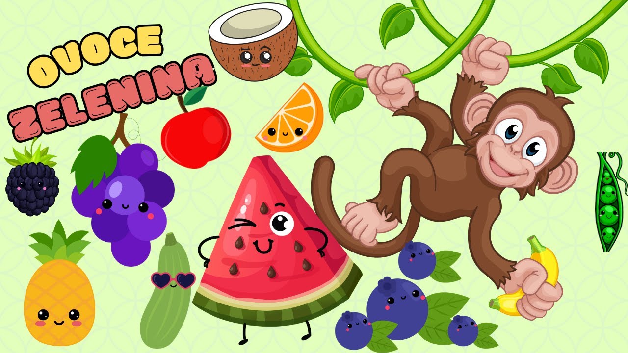 🍉 OVOCE A ZELENINA pro děti ✨ | Hádáme stíny | Ovocné hádanky | Zábavné vzdělávací video pro děti 🍌