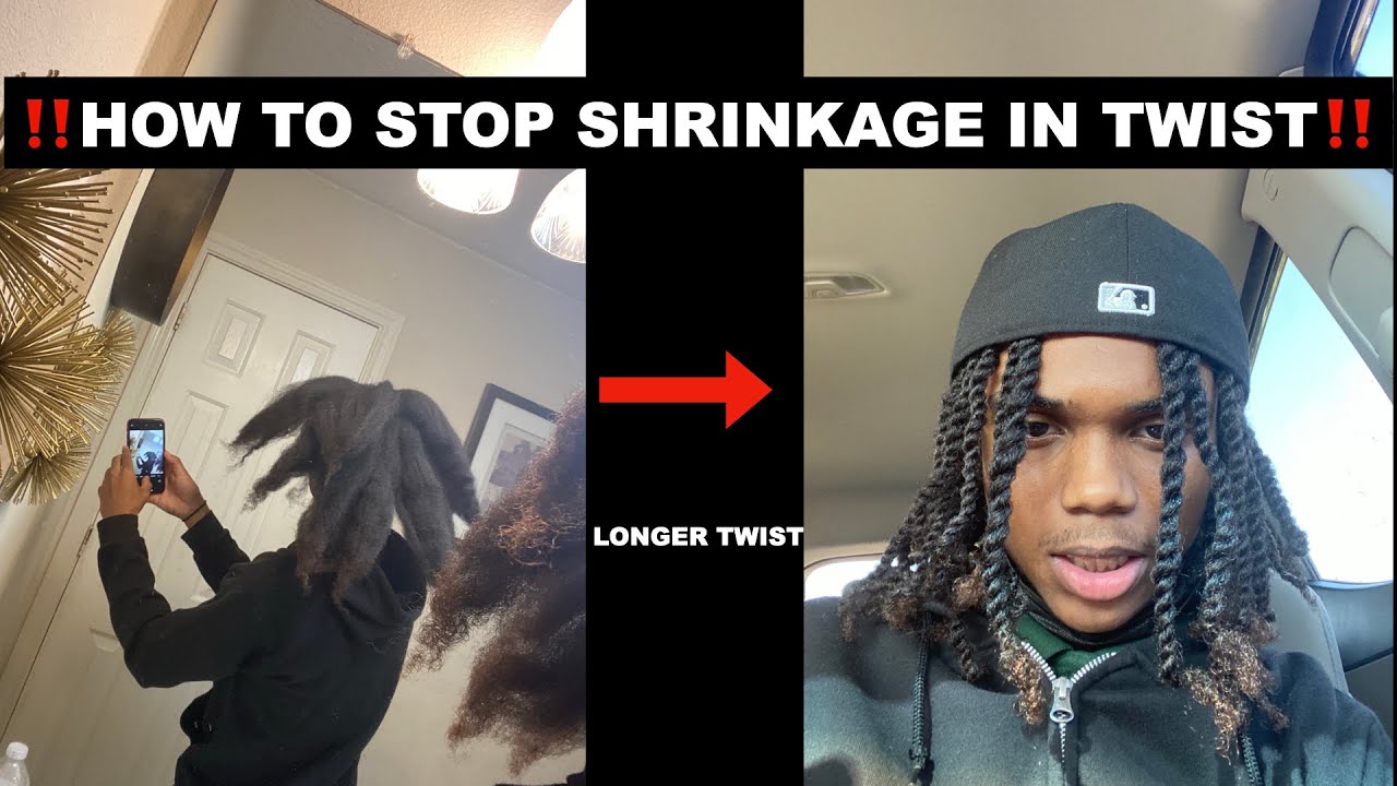 HOW TO STOP SHRINKAGE FOR 2 STRAND TWIST😱‼️SUPER EASY