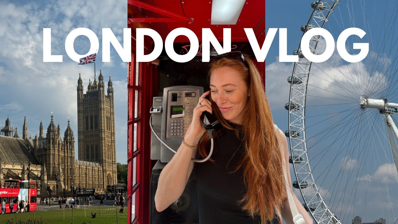 LONDON VLOG | Travel with me to Europe | Starting our 3 month backpacking trip