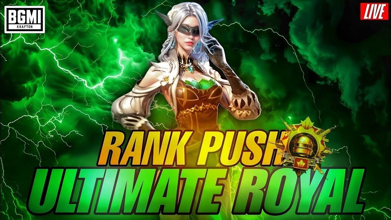 😎SOO IS LIVE MARATHI 💕HINDI🔥BGMI ULTIMATE ROYAL LEGEND RANK PUSH LIVE IQOO NEO 9 PRO🔥#sooislive