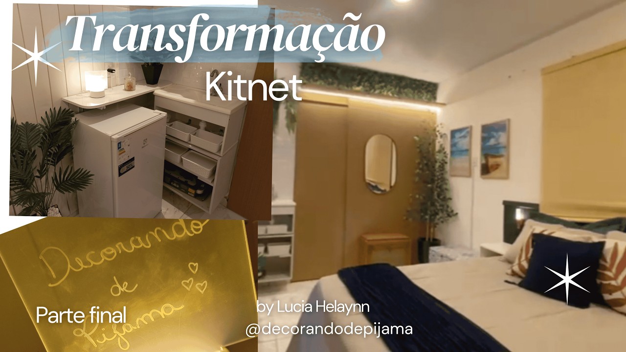 Transformação DIY kitnet em 7 dias Parte Final✨️🛠🏖
