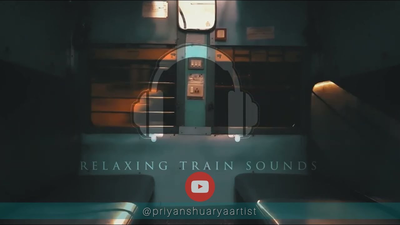 Train Sounds for Sleeping - Relaxing Train Ride Ambiance for Deep Sleep | Stress Relief