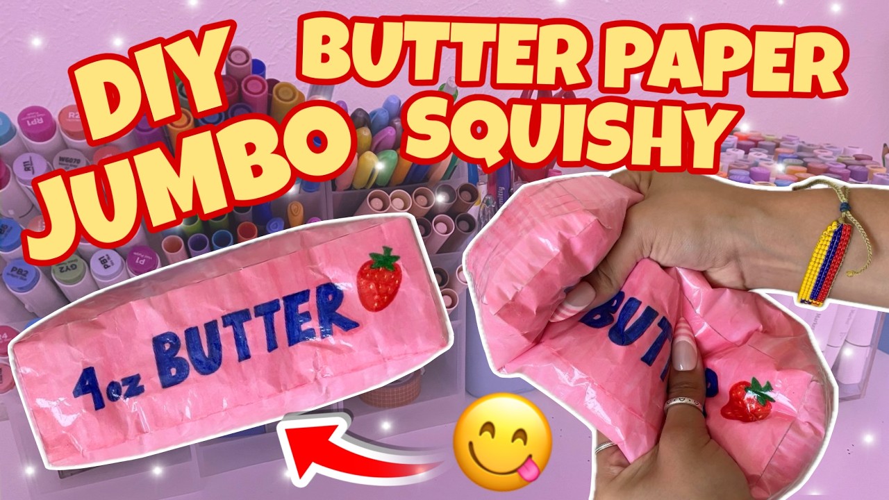 DIY: Гигантский сквиши из бумаги своими руками!