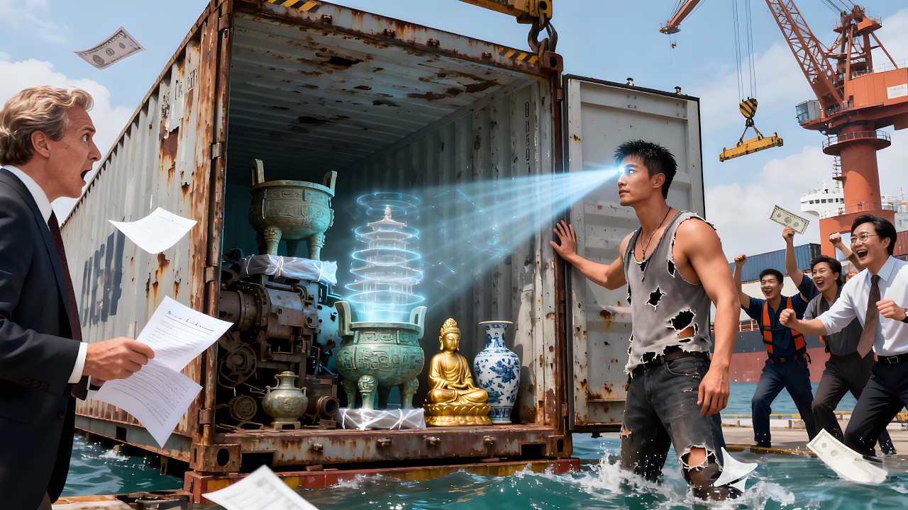 【新劇完結】🔥碼頭裝卸工意外覺醒天眼，看他集裝箱盲盒開到手軟，賭石礦場賺到飛起