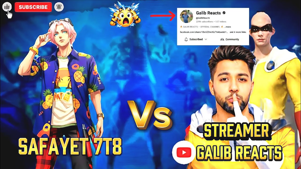 😦আমি কি পেরেছিলাম @GalibReacts ভাই কে মারতে জানতে ফুল ভিডিও দেখে নাও😎|| SAFAYET 7T8 ||