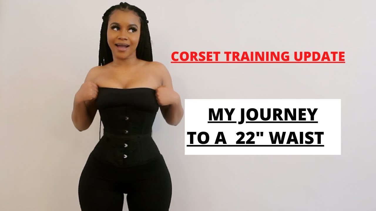 TRYING MY CORSET AFTER 2 MONTHS || 22 INCH WAIST JOURNEY