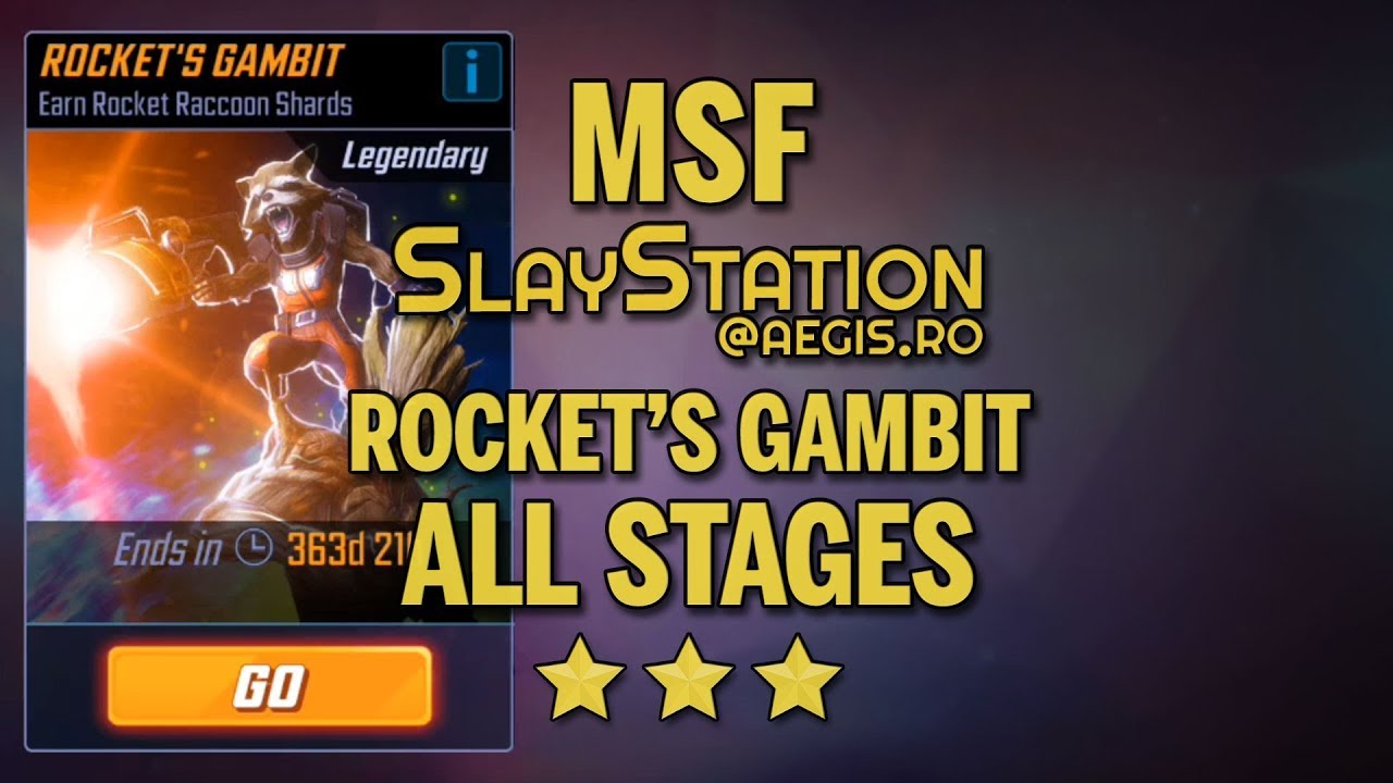 MSF Rocket's Gambit, Legendary Event, All Stages