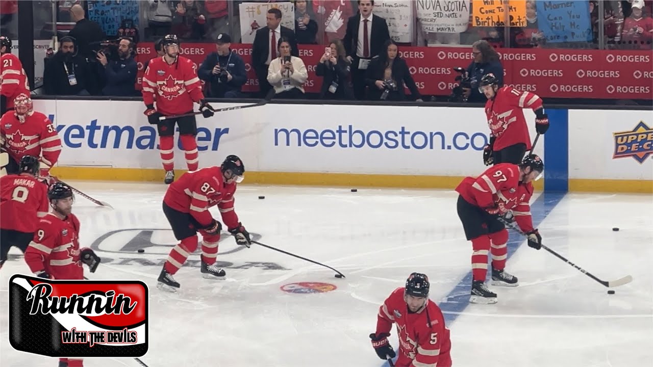 Team Canada 4 Nations Face-Off Full Warmups | Crosby, McDavid, MacKinnon & More