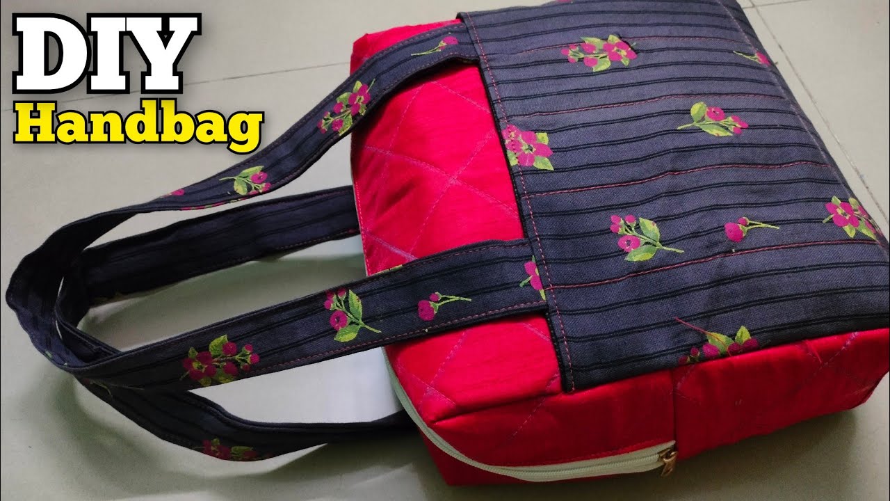 इतना आसान तरीका आपने देखा नहीं होगा | 3 Pockets Zipper handbag cutting and stitching | bag / purse