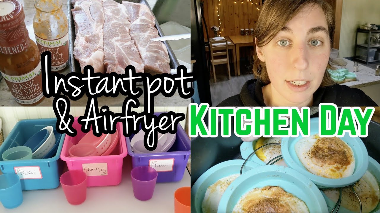 Airfryer Fried Eggs! // Kitchen Day Vlog