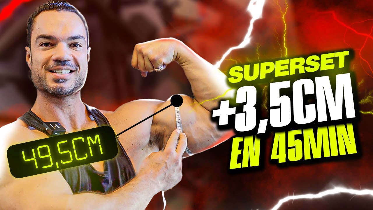 6 SUPERSETS BICEPS TRICEPS pour DOUBLER SES BRAS !