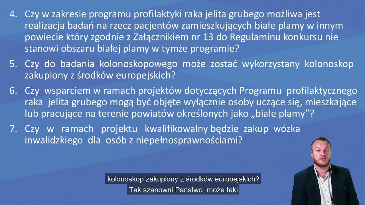 WEBINARIA Fundusze Europejskie w Małopolsce - Wsparcie unijne z zakresu profilaktyki raka...