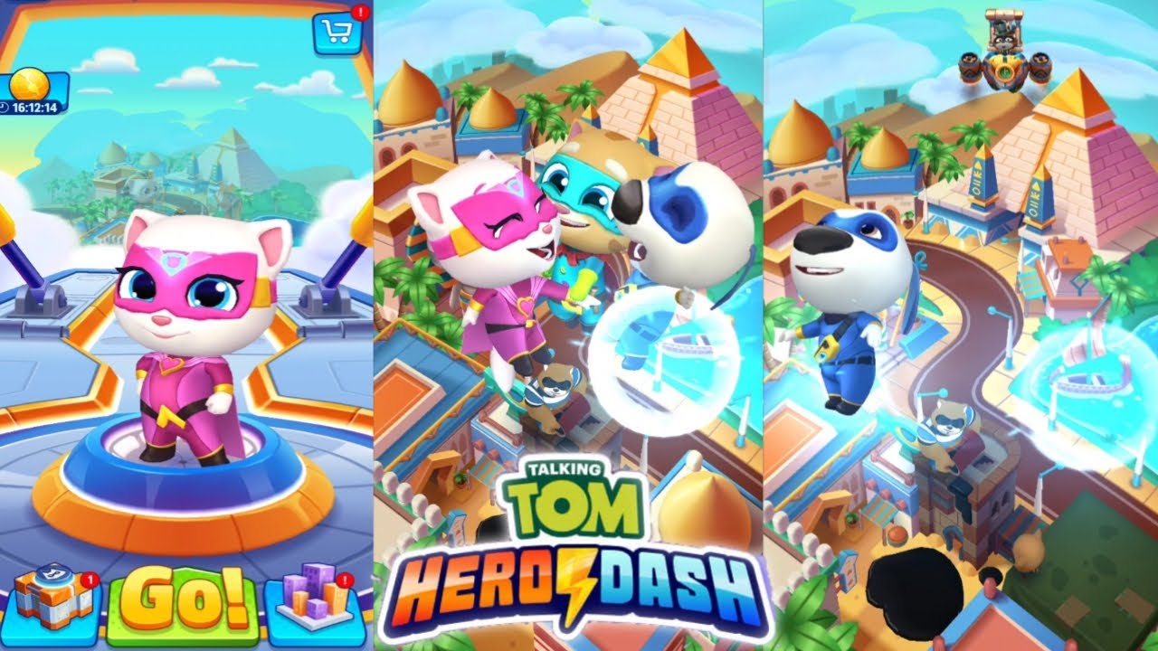 Talking Tom Hero Dash - Run Game (ALL Trailers) Part 69- (iOS, Android)