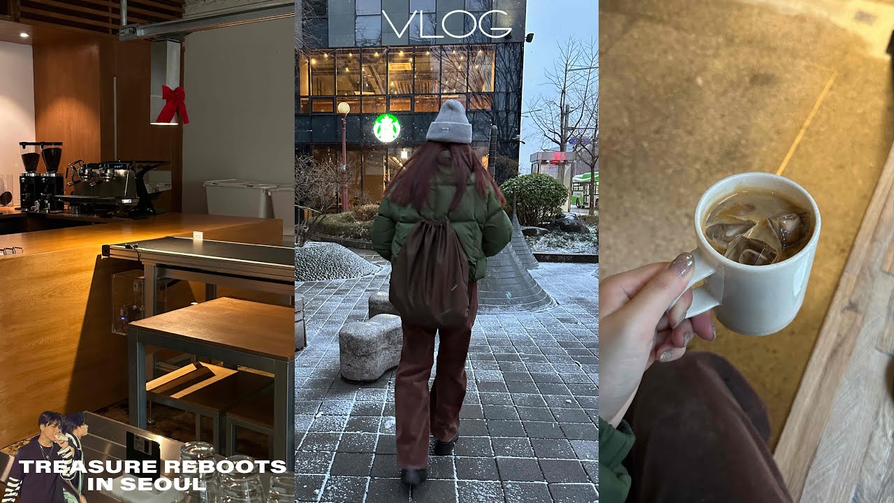 [VLOG]5年ぶり韓国ひとり旅.4泊5日/極寒の中カフェ巡りとショッピング/念願のソウルコン(自力チケッティング)