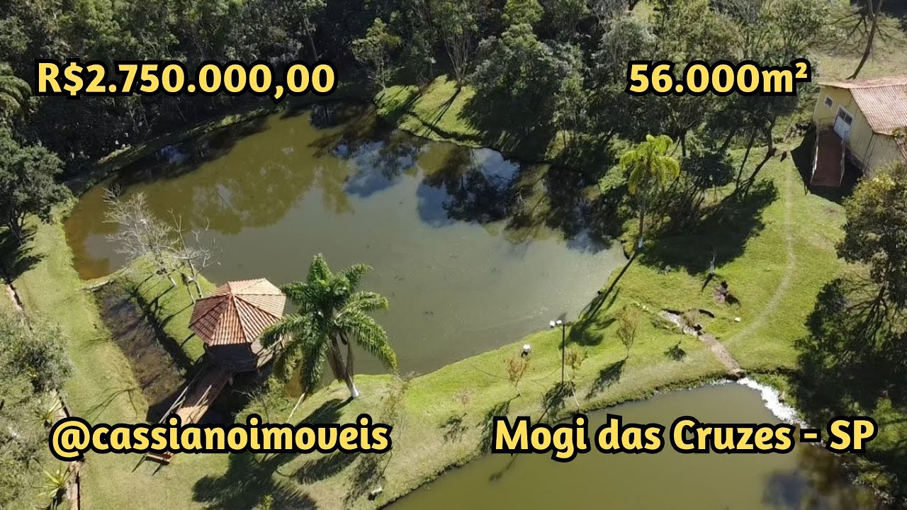 ((VENDIDO)) Um verdadeiro PARAÍSO em 56.000m²  em Mogi das Cruzes - De 3.000.000,00 por R$ 2.750.000