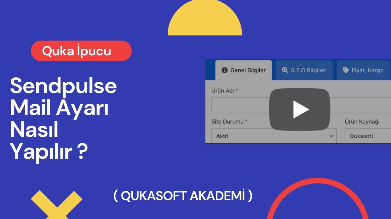 Sendpulse Mail Ayarı Nasıl Yapılır ?