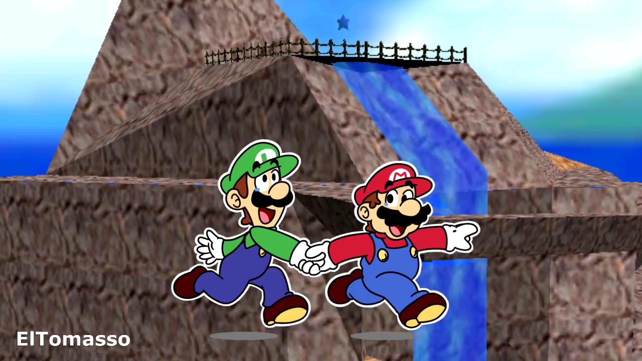 Mario gives Luigi a Tour inside of SM64! (L is Real 2401) - ElTomasso