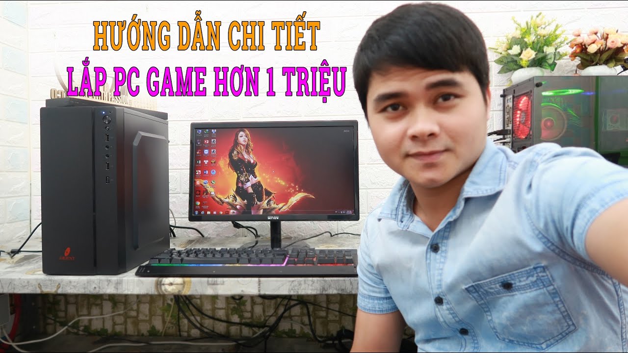 PC GAMING Giá Rẻ 1Triệu 100K | Hướng Dẫn Chi Tiết Lắp Ráp PC Chiến Game Giá Rẻ