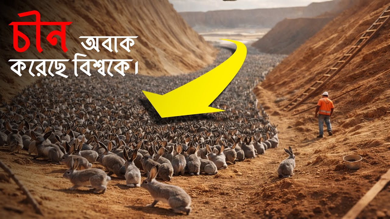 চীন লক্ষ লক্ষ খরগোশ মরুভূমিতে নিয়ে আসে ! এক বছর পর সারা বিশ্ব হতবাক | Rabbits in Desert