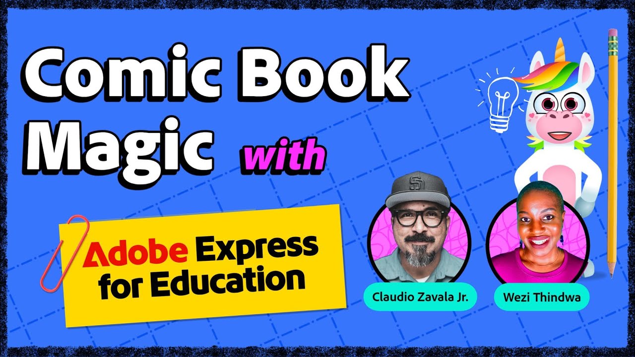 Comic Book Magic with Adobe Express for Education