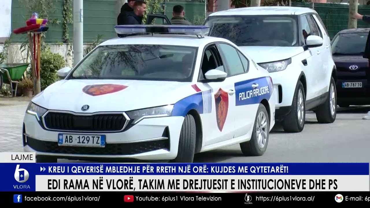 Edi Rama në Vlorë, takim me drejtuesit e institucioneve. Kreu i Qeverisë mbledhje për rreth një orë