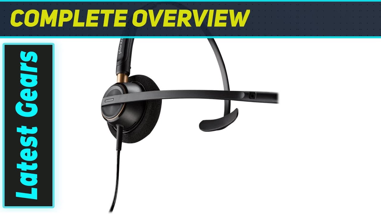HP Poly ENCOREPRO 510D: The Essential Digital Mono Headset for Productivity