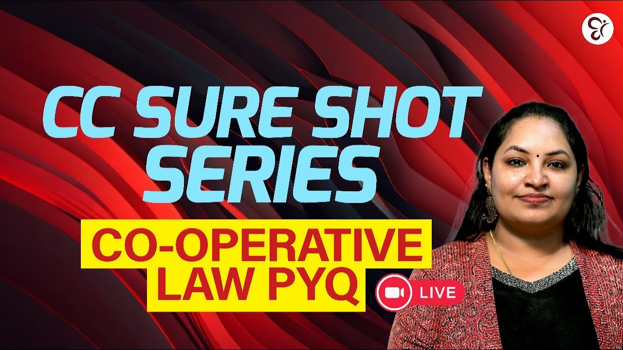 CO-OPERATIVE LAW PYQ | SURE SHOT SERIES | CSEB EXAM 2025 | CSEB LAW