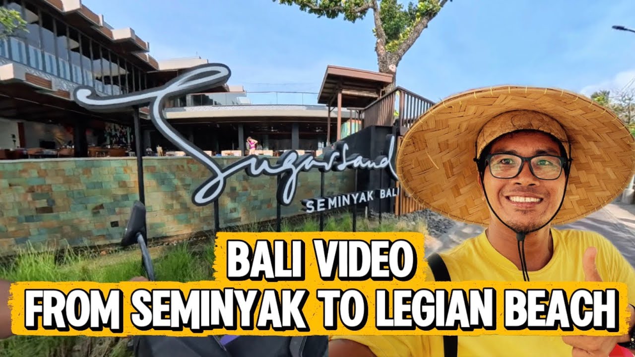 Bali update, Along the beach front from Seminyak to Legian Beach Bali 
