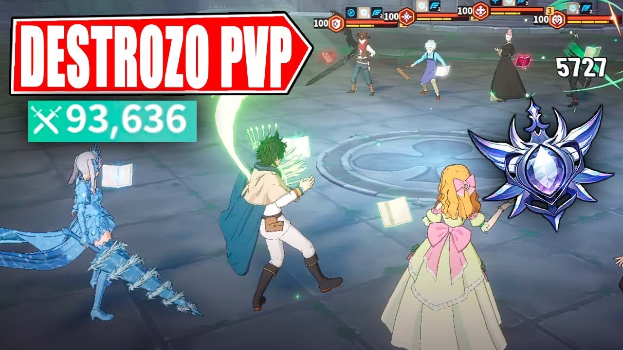HAN ROTO EL PVP! DESTROZANDO LA LIGA SUPERIOR CON EL EQUIPO DE NOELLE VALKYRIE! | Black Clover M