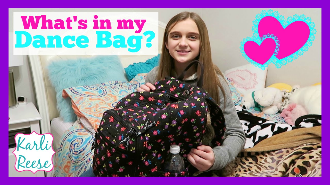 WHAT'S IN MY DANCE BAG