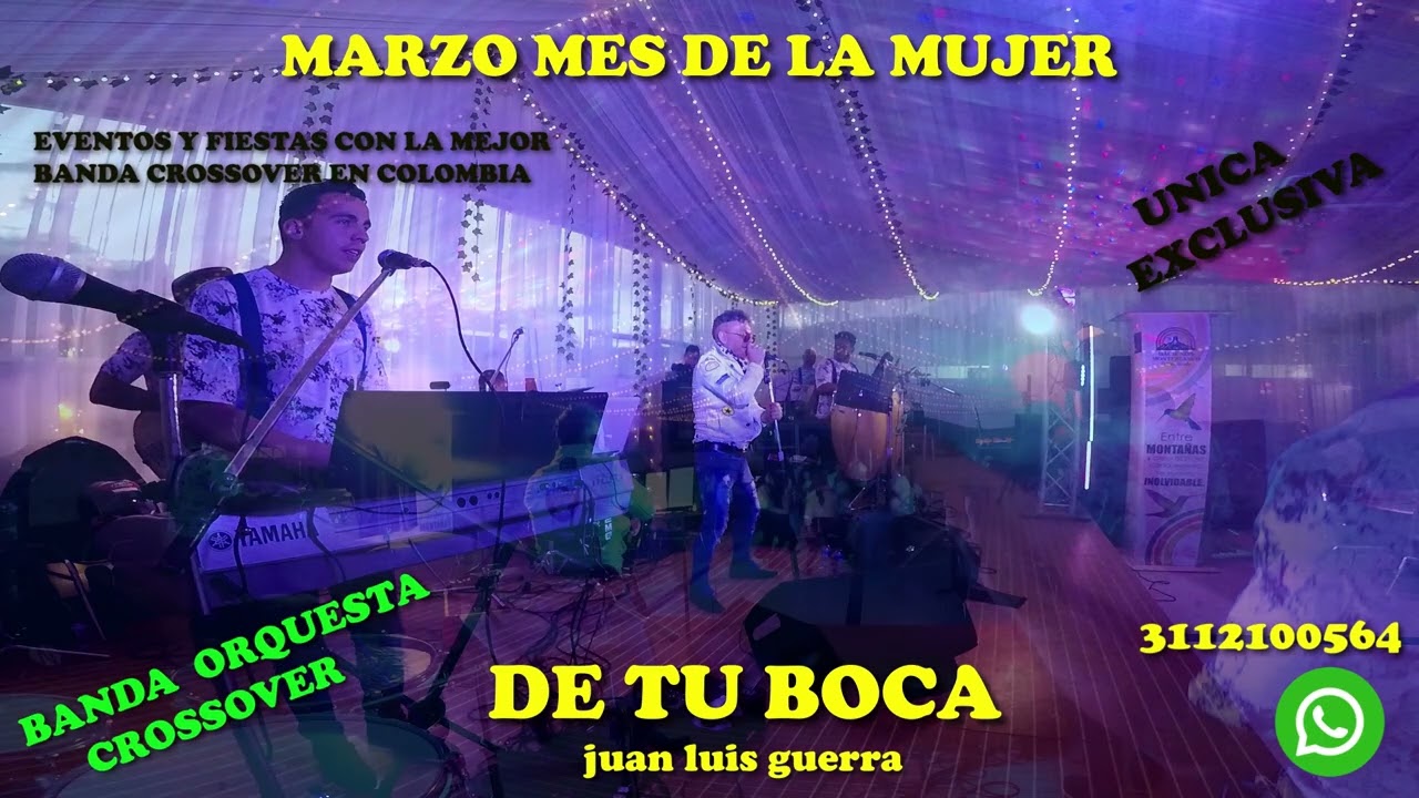 ORQUESTA EN BOGOTA GRUPO MUSICAL EN BOGOTA BANDA CROSSOVER EN COLOMBIA UNICA EXCLUSIVA