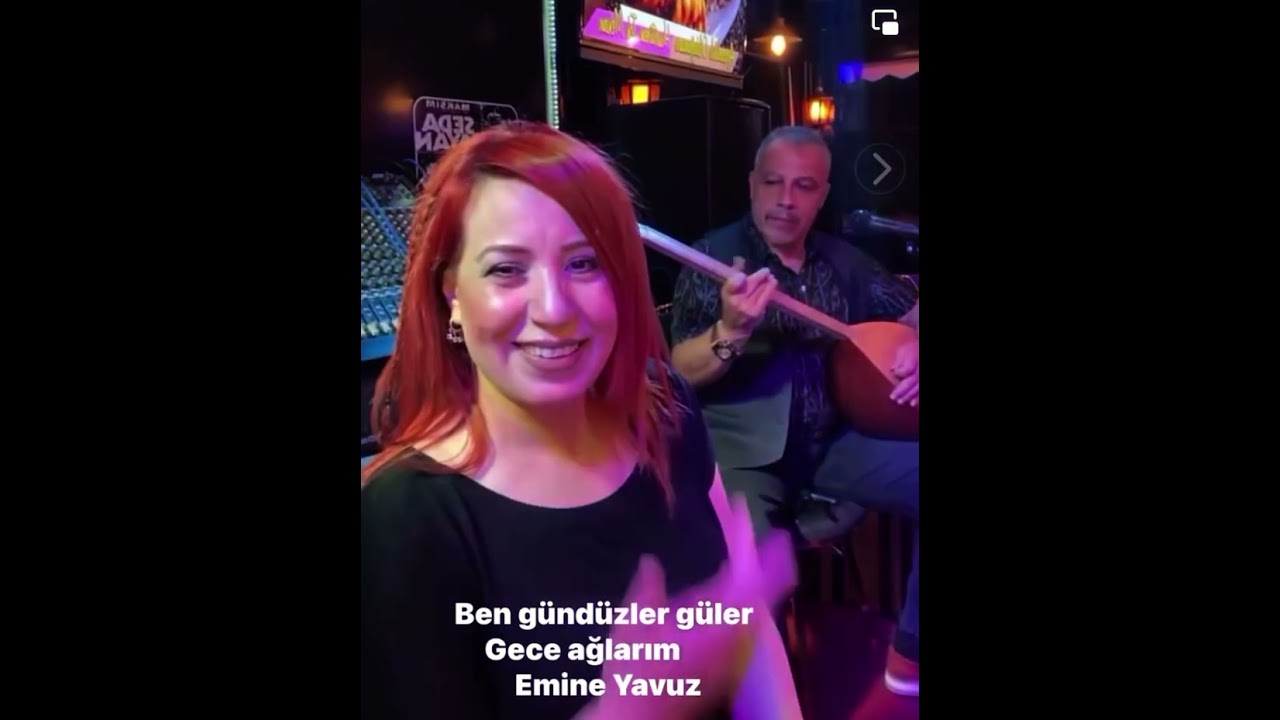 EMİNE YAVUZ & Ben gündüzler Güler Gece Ağlarım canlı sahne ( cower)