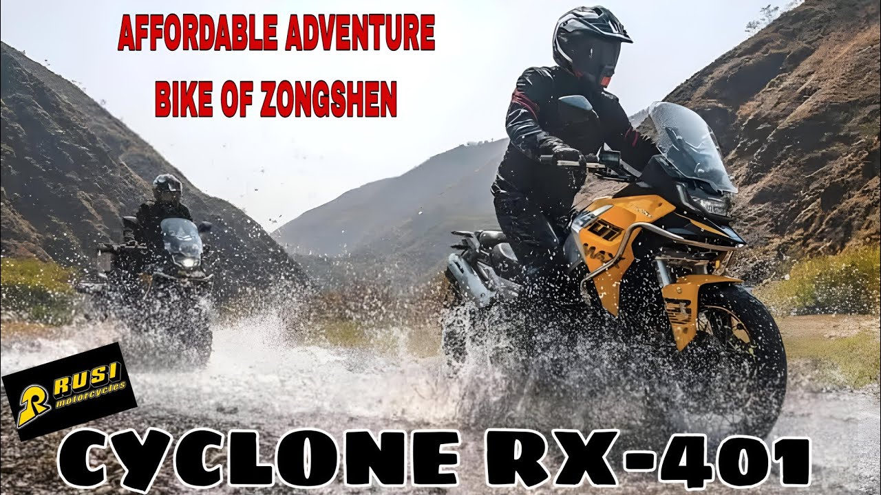Affordable Adventure bike of Zongshen Rusi Cyclone RX-401